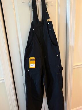 Carhartt Black Duck Bib Overalls with Branded Tag